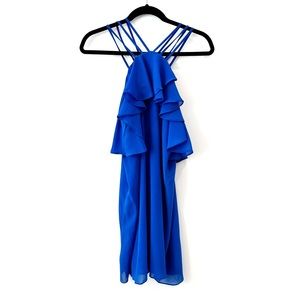 GIANNI BINI | Cobalt Strappy Dress Size L